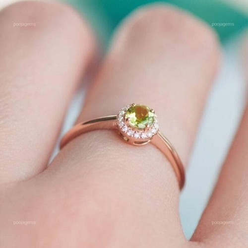 Anello aureola diamanti cvd - anello,