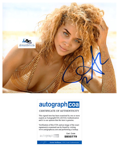 Autografo jasmine sanders - jasmine,